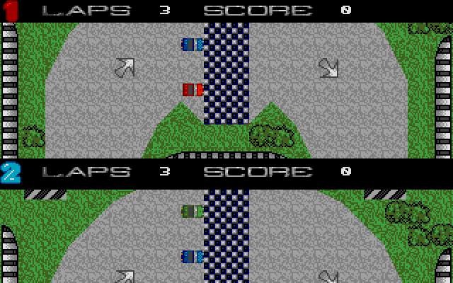 Race (The) atari screenshot